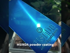 Πράσινο πορφυρό σαφές χρώμα επιστρώματος σκονών παλτών καραμελών χρωμίου