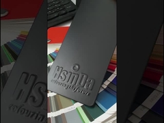 Ανθεκτική στις καιρικές συνθήκες, ανθεκτική, πολυτελής, χρώμα RAL9005 Ματ, βαφή πούδρας πολυεστέρα για βαφή εξοπλισμού