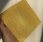 Χρυσό επίστρωμα σκονών χρώματος στερεό βιομηχανικό μεταλλικό και σαφές