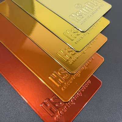 Μεταλλικό χρώμα διπλό στρώμα ψευδαίσθηση Powder Coating Chrome Effect Paint