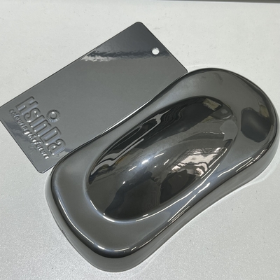 Εύκολο καθαρισμού Χρωμικό καθρέφτη Powder Coating Epoxy Polyester Resin Pigment για μεταλλική τελική κατασκευή τροχών και πλαισίων μοτοσυκλέτας