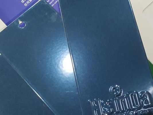 Ανθεκτική στις ακτινοβολίες υπεριώδης ακτινοβολία γαλάζια μεταλλική σκόνη επίστρωση για εξαρτήματα αυτοκινήτων με φινίρισμα από επόξειο πολυεστέρα