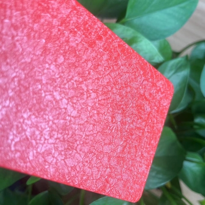 Πολιτεία Powder Coating Ral3020 Red Lizard Skin Alligator Finish UV ηλεκτροστατικό για 1000hr υγρασία βιομηχανικό μέταλλο
