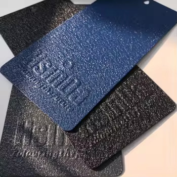 Hsinda Εποξυπολυεστέρας Powder Coating Anti- Scratch Ral Χρώμα Δερματική υφή Πίνακα ψεκασμού