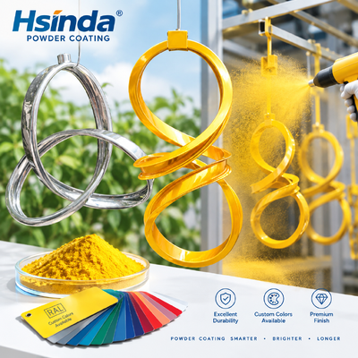 RAL Customized Color Polyester Powder Coating with Superior Gloss Retention and 8-10 Square Meters Coverage